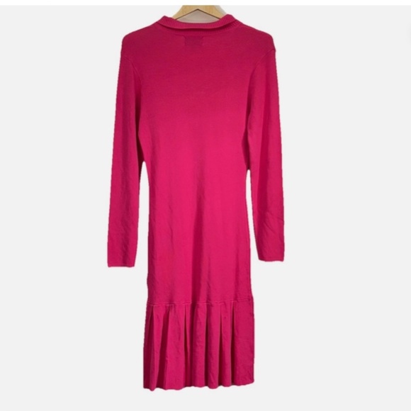 Alexia Admor Keyhole Long Sleeve Knit Midi Dress Size: M - Picture 3 of 6